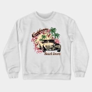 California Beach Lovers Crewneck Sweatshirt